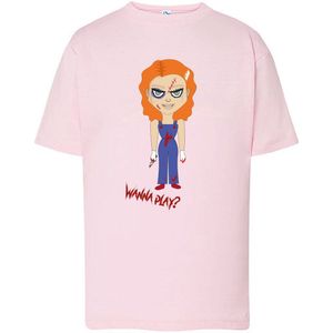 Kids - T-Shirts - Chucky Wanna Play-Roze-140