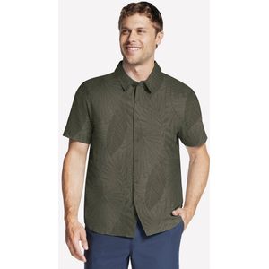 SKECHERS GoWalk Air Stijlvolle Print Herenshirt - Korte Mouw Comfort