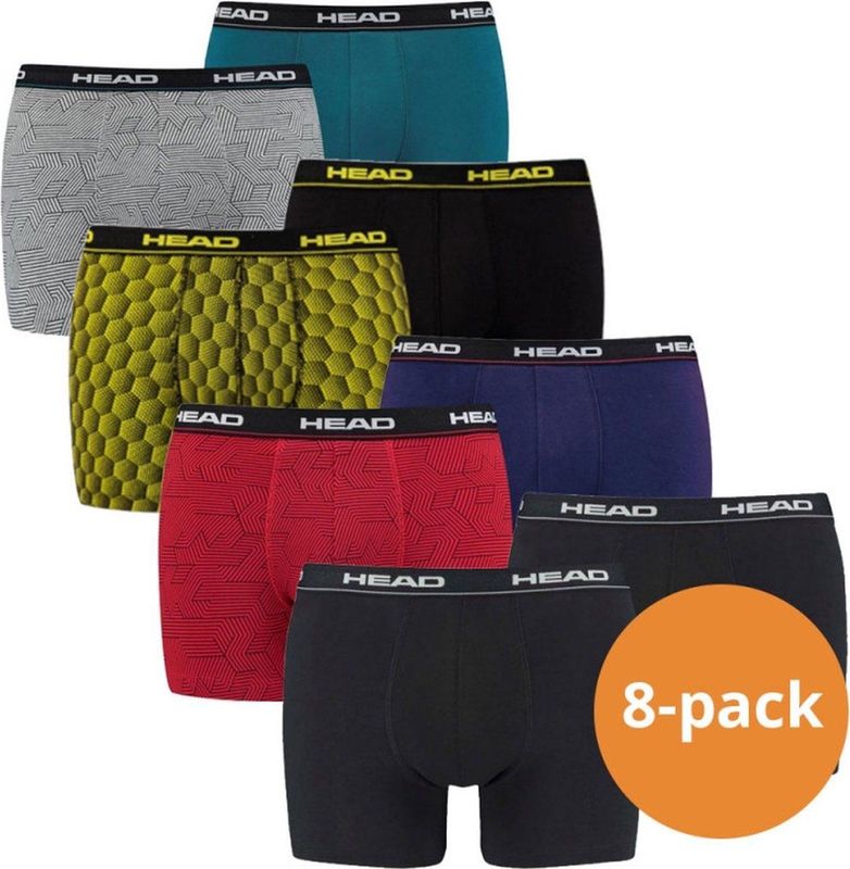 HEAD Boxershorts Verrassingspakket - 8 pack boxershorts heren - Maat S