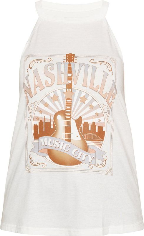 usha BLUE LABEL Top  gemengde kleuren / wit