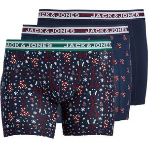 Jack & Jones Plus Size Kerst Boxershorts Heren Trunks JACXMAS 3-Pack - Maat 5XL