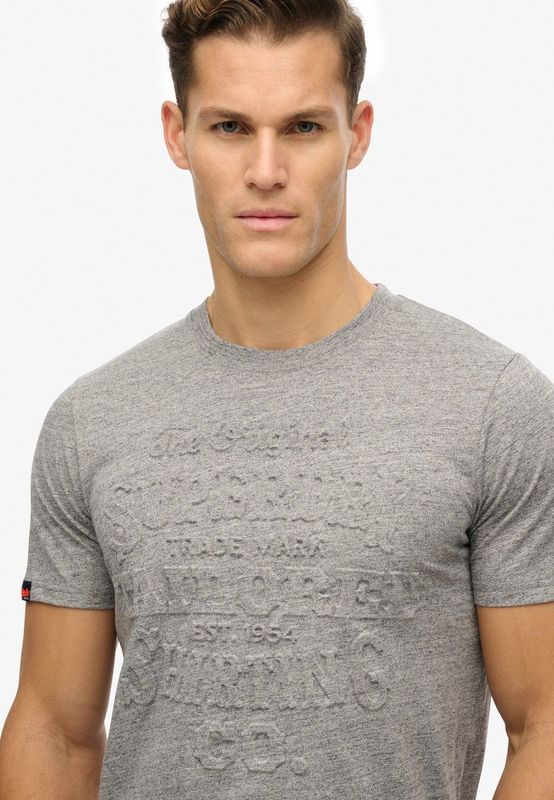 Superdry - Workwear Embossed Relaxed T-shirt - Korte Mouwen