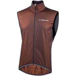 Nalini - Heren - Windjack - Mouwloos - Fietsjack - Winddicht - Sterk waterafstotend -Windstopper - Fietsvest - BREVA WIND VEST - ORANGE - M