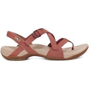 Teva - Ascona Cross Strap - Sandaal - Roze/Rood - Synthetisch Leer/Polyester