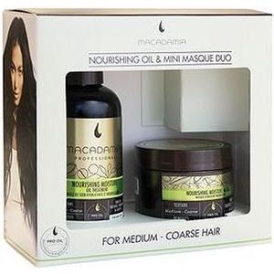 Macadamia Nourishing Moisture Oil Treatment with Mini Masque Unisex 125ml haarolie