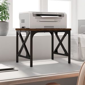 vidaXL Printerstandaard - Bruin eiken - 40x30x31 cm