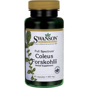 Supplementen - Coleus Forskohlii - 400mg - 60 capsules - Swanson -