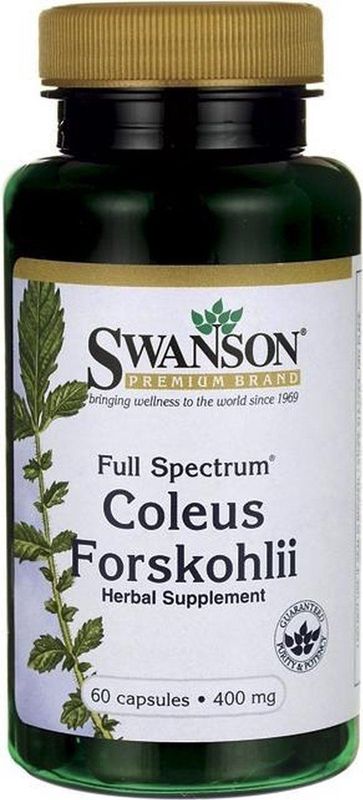 Swanson - Volledig Spectrum Coleus Forskohlii - 400 mg - 60 Capsules