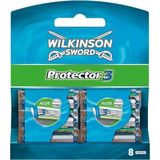 Wilkinson Sword Protector 3 Scheermesjes voor heren, 8 stuks