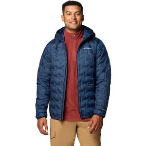 Columbia - Delta Ridge II Down Hooded Jacket - Donsjack - Marine Blauw