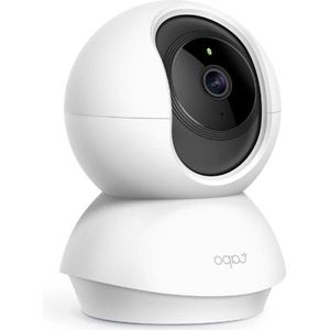 Indoor Camera WiFi 2K bewakingscamera 360° rotatie 3M pixel 2-weg audio 9m nachtzicht Bewegingsdetectie SD-Kaart Opslag tot 256 GB compatibel met Alexa en Google.