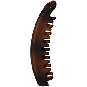 Bananen klem - bananen clip - haarklem - bruin