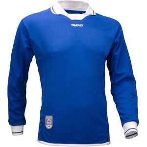 Avento Sportshirt Lange Mouw Senior Blauw/wit Maat M/l