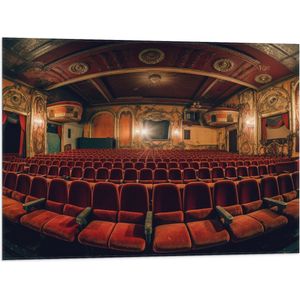 Vlag - Leeg Chique Theater - 80x60 cm Foto op Polyester Vlag
