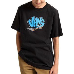 VANS - SK8 - T-shirt - Lichtblauw - Karamel - Zwart - Wit
