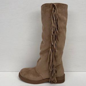 Hoge Suèdine Laarzen - Khaki - Cowboylaarzen