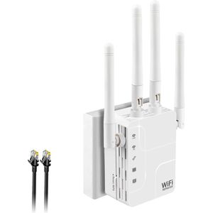 Solacis Wifi Versterker - 4 Antennes - 1200Mbps - 80-100 m²