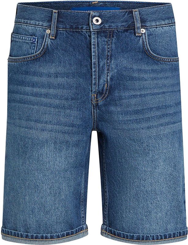 KARL LAGERFELD - Jeans - Blauw gemêleerd - 5-pocket-style - Regular Pasvorm