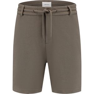 Pure Path Broek Pique Shorts With Pockets 24010516 49 Brown Mannen Maat - XL