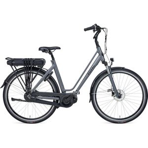 Popal Redlem Elektrische Fiets - E-bike 28 Inch - Middenmotor - 47 cm Damesfiets - 650 Wh Accuvermogen - 7 Versnellingen - Hydraulische Schijfrem - Matgrijs