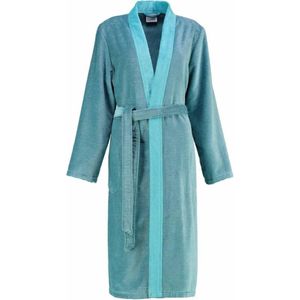 Cawo 6431 Velours Dames Badjas Kimono - Turkis 44