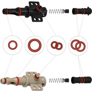 Onderhoudsset, afdichtingen, O-ring voor supportventiel uitloopstuk geschikt voor Philips Saeco Spidem Gaggia (set 1)