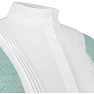 Kentucky Horsewear - Show shirt dames Heritage Air lange mouwen dusty blue size 38