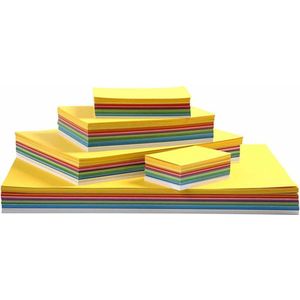Lentekarton, A2,A3,A4,A5,A6, 180 gr, diverse kleuren, 1800div vellen/ 1 doos | Knutselpapier | Knutselkarton