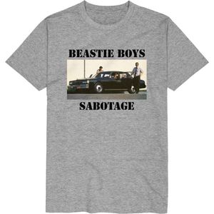 Beastie Boys Sabotage Heren T-shirt - gemêleerd grijs - S