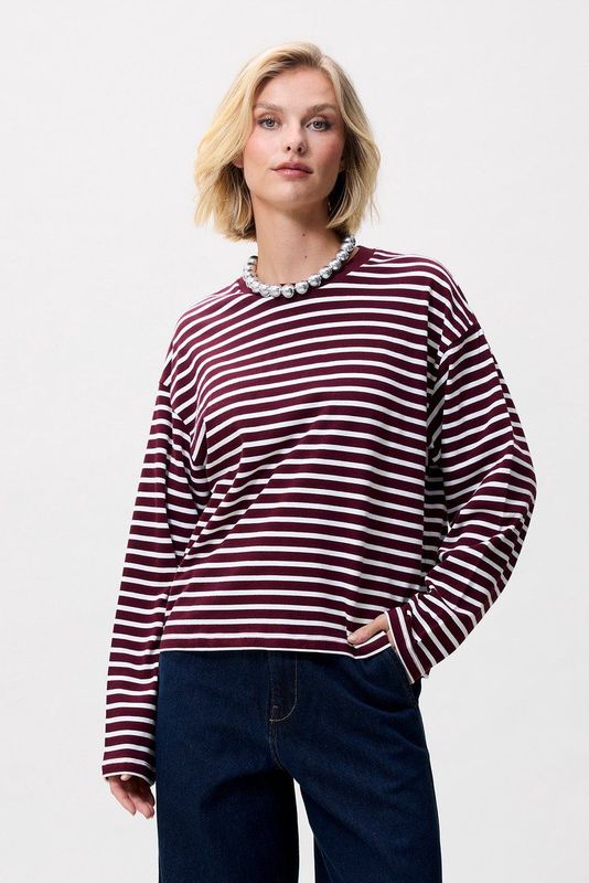 Catwalk Junkie gestreepte top