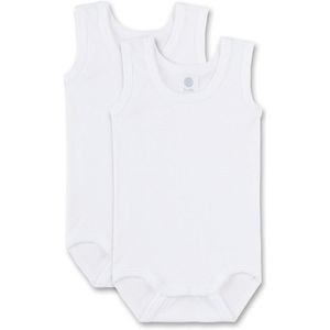 Uniseks baby body van biologisch katoen in dubbele verpakking
