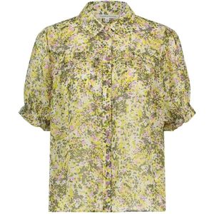 Tramontana Q04-12-301 Blouse Watercolors Print Yellows