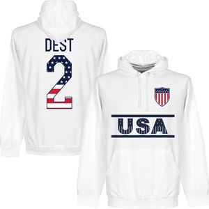 Verenigde Staten Team Dest 2 (Independence Day) Hoodie - Wit - XXL