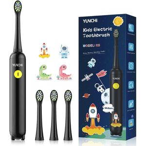 Elektrische Tandenborstel voor Kinderen - Waterdichte Kindertandenborstel met Timer en Zachte Borstelharen