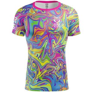 Otso Psychedelic T-shirt Met Korte Mouwen Veelkleurig S Man