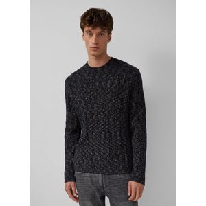 Gebreide Pullover - Tweekleurig - Katoen