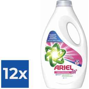 Ariel Vloeibaar Wasmiddel Fresh Sensations - 1215 ml (27 wasbeurten) - Voordeelverpakking 12 stuks