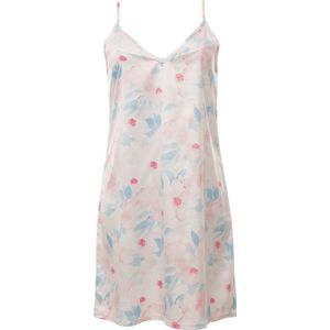 Guy de France - Nuisette satijn - bedrukt bloem - S