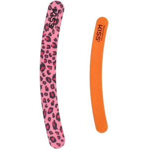 Kiss - Bananenvijl - Nagelvijl - Ergonomische Gebogen Vorm - Voor Natuurlijke en Kunstnagels