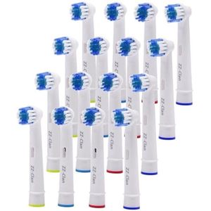 Vervangende borstels voor elektrische tandenborstels - Compatibel met Oral B - Grondige reiniging en bescherming voor gezond tandvlees