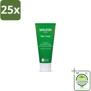 25 x WELEDA - Crème - Skin Food - Droge huid - 75 ml - Grootverpakking - Droge Huid - Voedende Crème - Natuurlijke Huidverzorging - Biologische Ingrediënten - Weleda