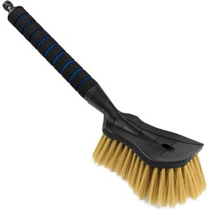 ToM PaR Autowasborstel I Waterborstel met slangaansluiting I Autowasborstel met wateraansluiting I Zachte, fijne en delicate borstelharen I Comfortabele handgreep I Lengte: 44 cm I Blauw