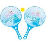 Disney Strandtennisset Frozen 3-delig Blauw