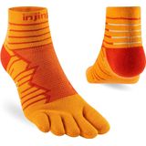 Injinji - Ultra Run Mini-Crew - Sokken - Desert Orange - Gewatteerde Terry-Stof