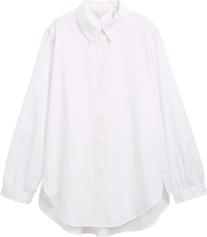 Tom Tailor - Losvallende Overhemdblouse - Blauw