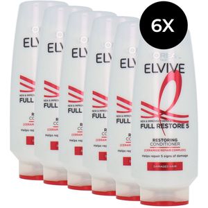 L'Oréal Elvive Full Restore 5 Repairing Conditioner - 6 x 300 ml