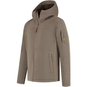 MGO Sweatvest 'Maddox'  lichtbruin