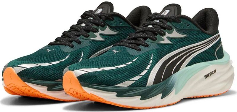 Puma Velocity Nitro 4 Hardloopschoenen Groen EU 44 Man