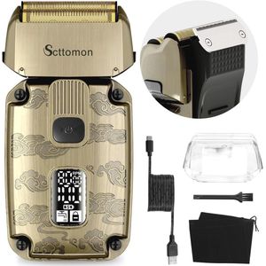 Draadloze Waterdichte Elektrische Foil Shaver en Baardtrimmer voor Mannen