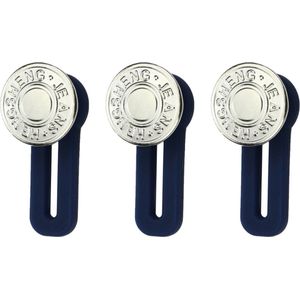 Buttonz® - 3 Stuks Spijkerbroek Verlengknoop - 2 CM - Knoopverlenger - Verstelknoop - Spijkerbroek Te Strak - Wonderknopen - Zwangerschap Broekverbreder - Knoopsgat Verlengers